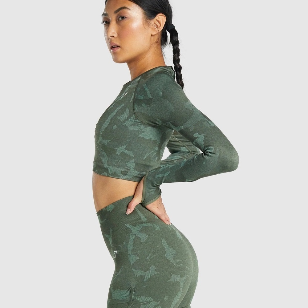 Gymshark Adapt Camo Seamless Long Sleeve - Picture 2 of 9